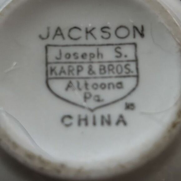 Jackson China Joseph S. Karp & Bros. Altoona Creamer - Picture 7 of 7